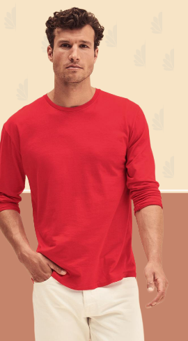 T-shirt with long sleeves