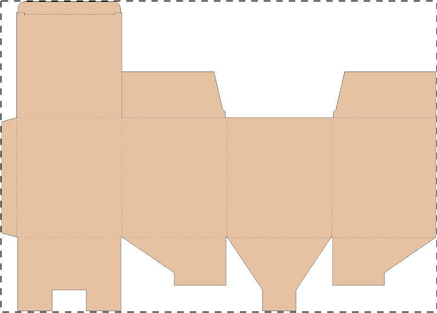 Custom kraft corrugated box