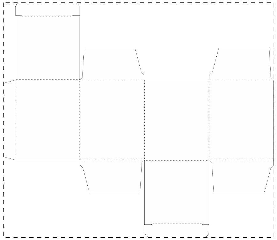 Custom paperboard box