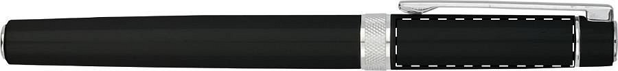 Roller pen below clip - left handed