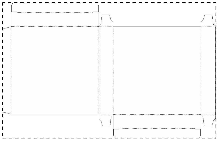 Custom paperboard box