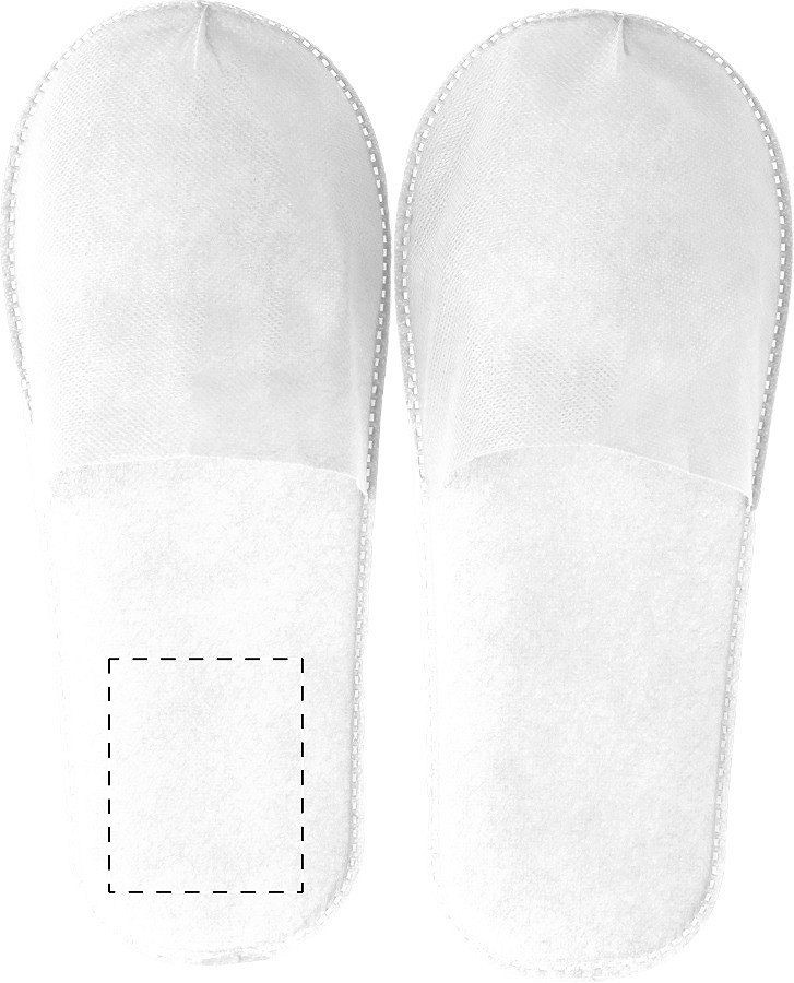 Left sole - below heel