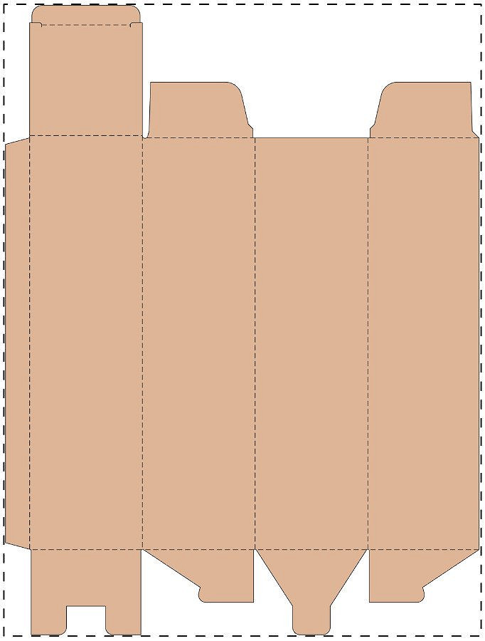 Custom kraft corrugated box