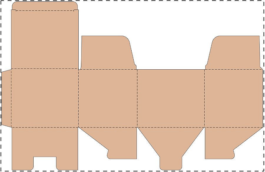 Custom kraft corrugated box