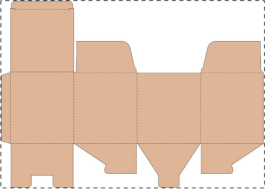 Custom kraft corrugated box