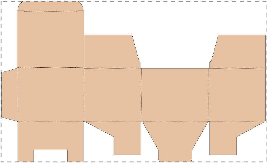 Custom kraft corrugated box