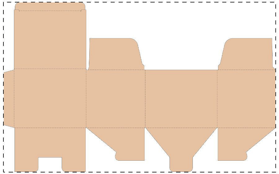 Custom kraft corrugated box