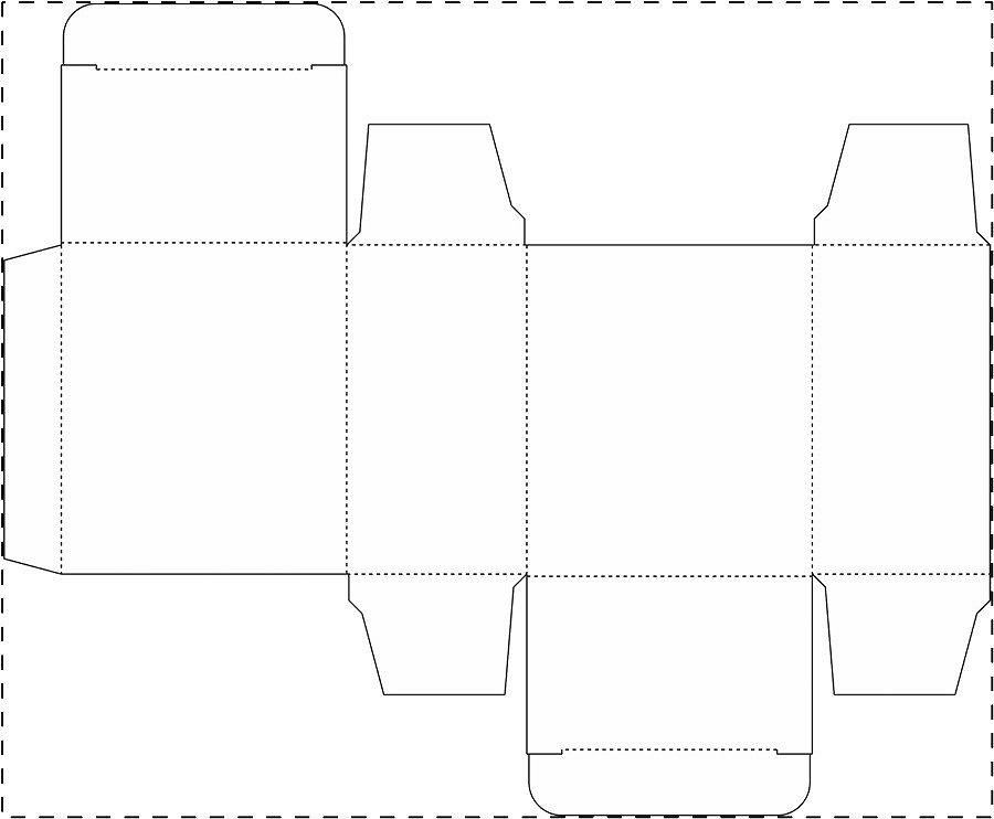 Custom paperboard box