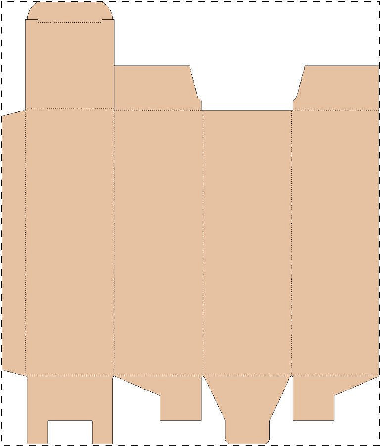 Custom kraft corrugated box