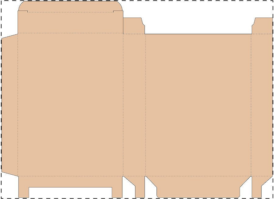 Custom kraft corrugated box
