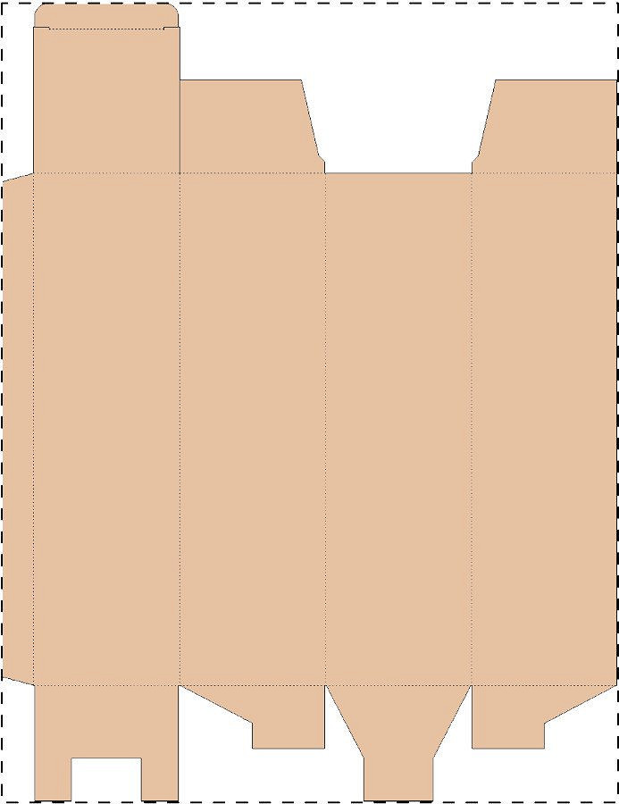 Custom kraft corrugated box