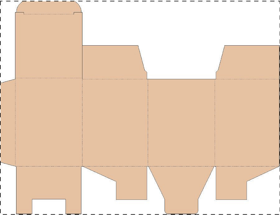 Custom kraft corrugated box