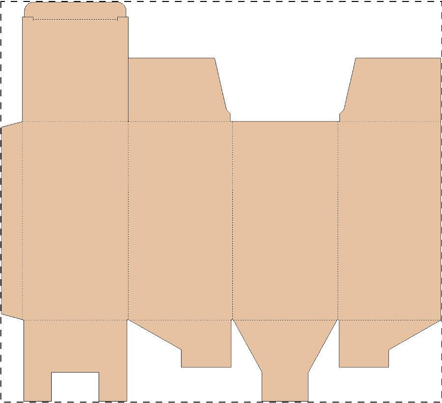 Custom kraft corrugated box