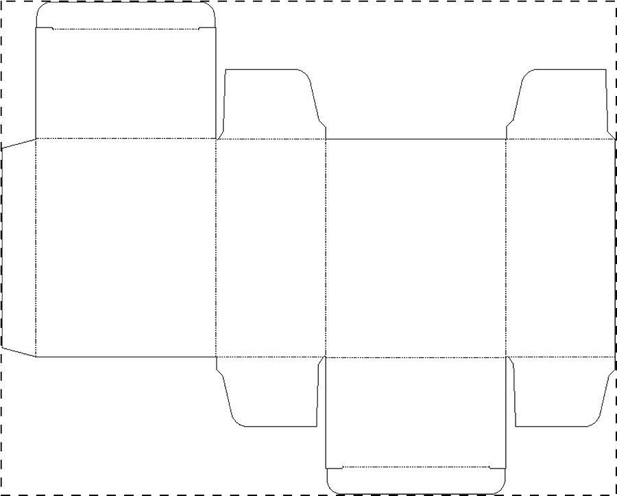 Custom paperboard box