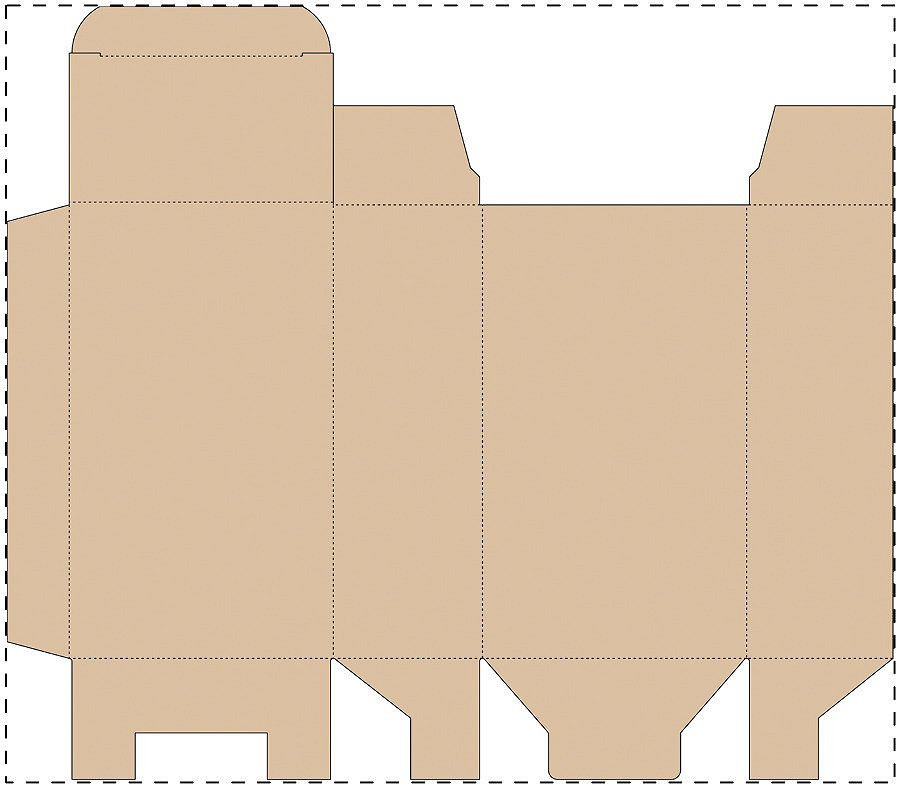 Custom kraft corrugated box