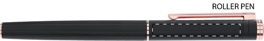 Roller pen below clip - right handed