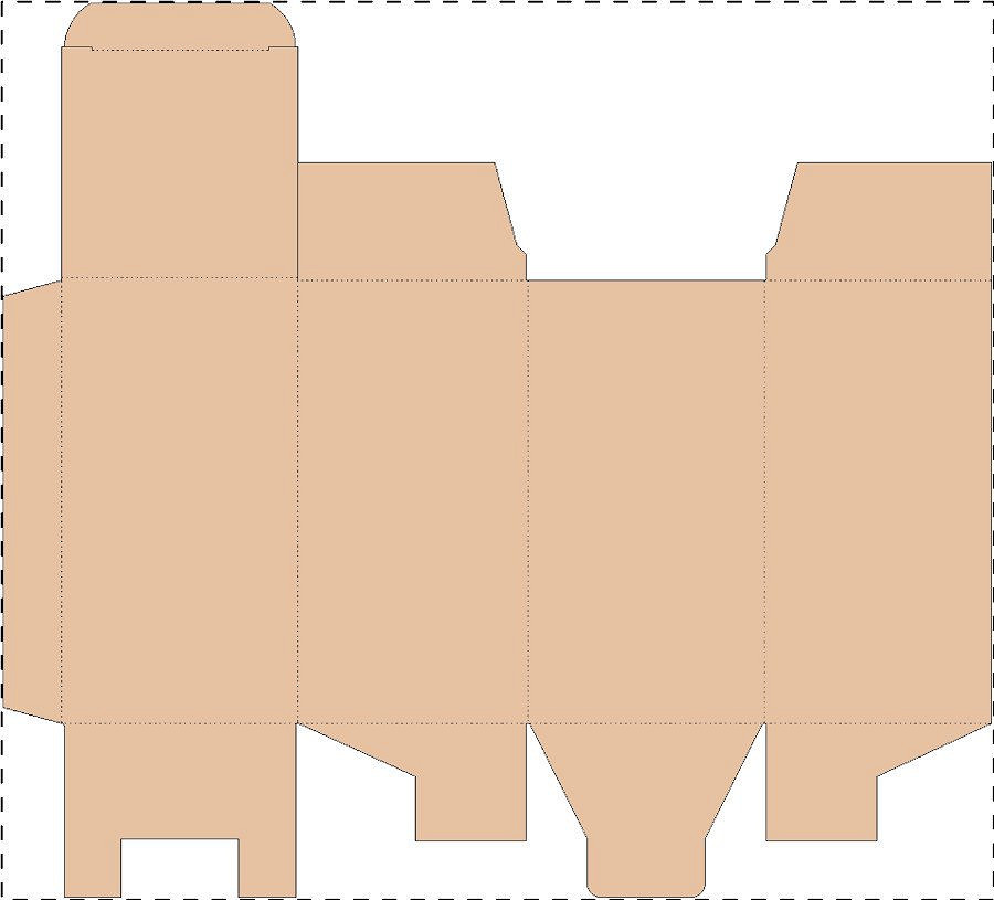 Custom kraft corrugated box