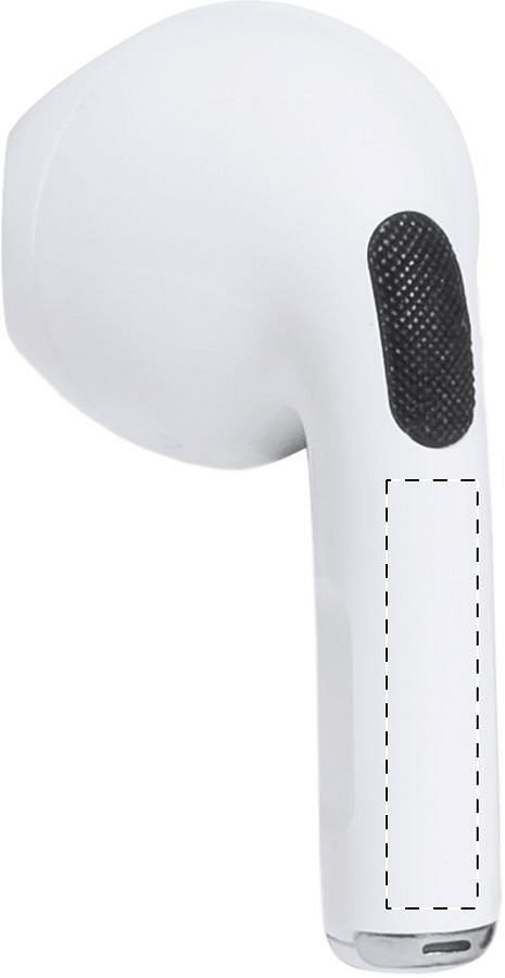 Left earphone