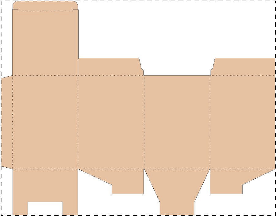 Custom kraft corrugated box