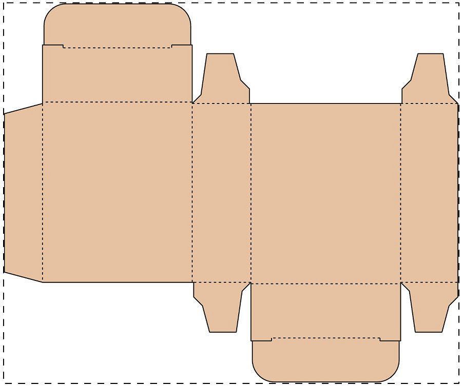 Custom kraft paperboard box