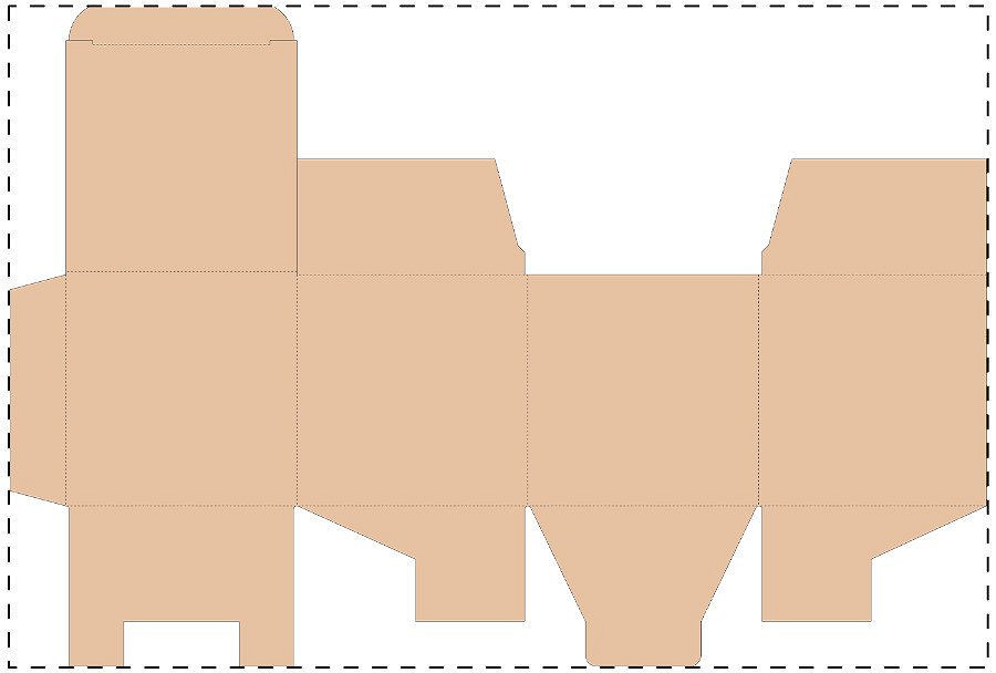 Custom kraft corrugated box