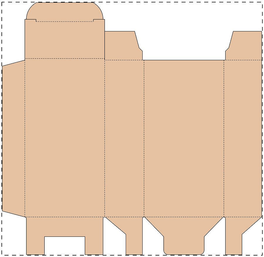 Custom kraft corrugated box