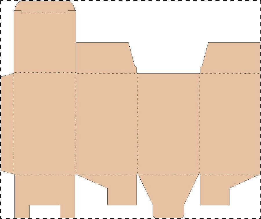 Custom kraft corrugated box