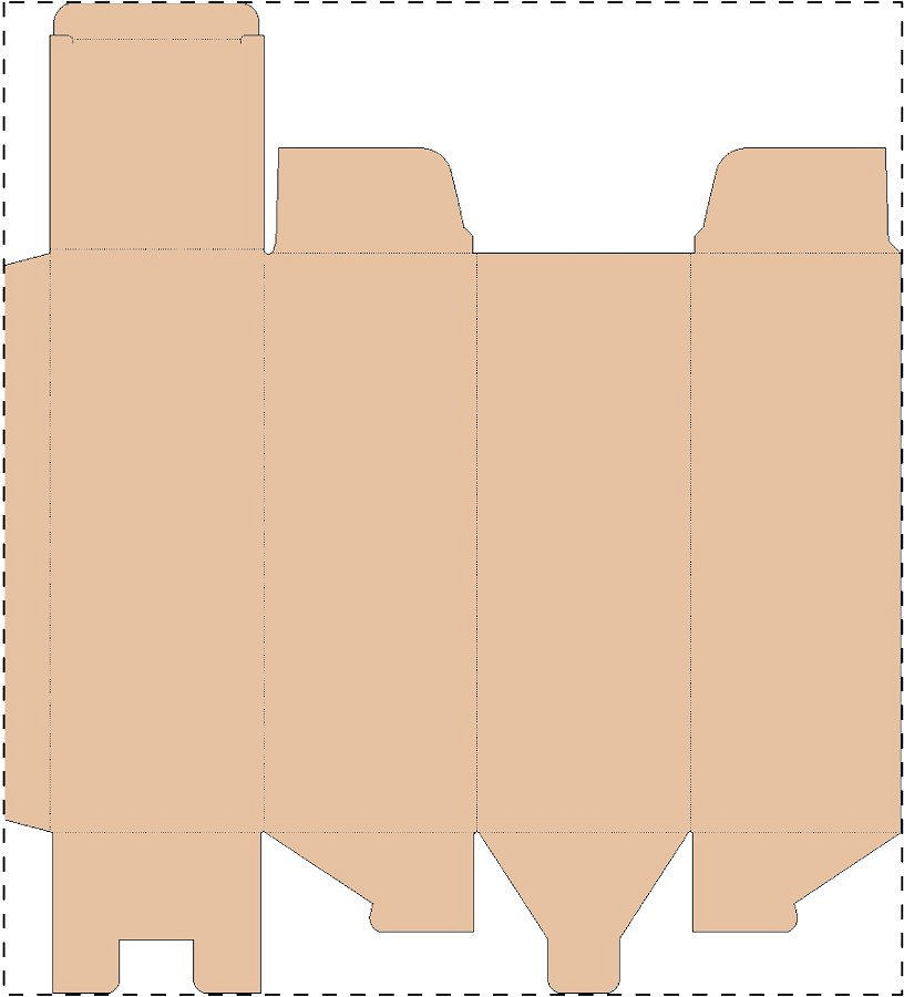 Custom kraft corrugated box