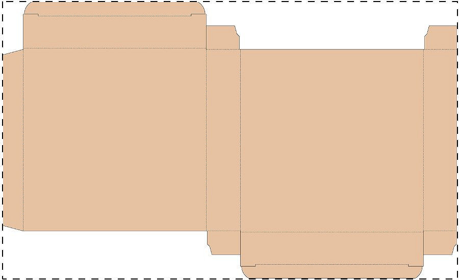 Custom kraft corrugated box