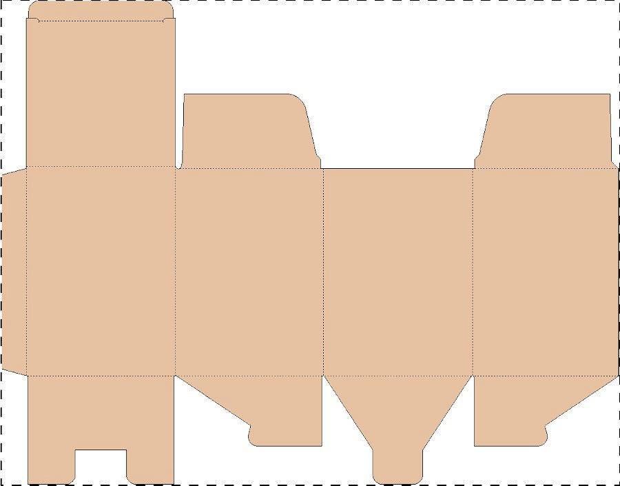 Custom kraft corrugated box