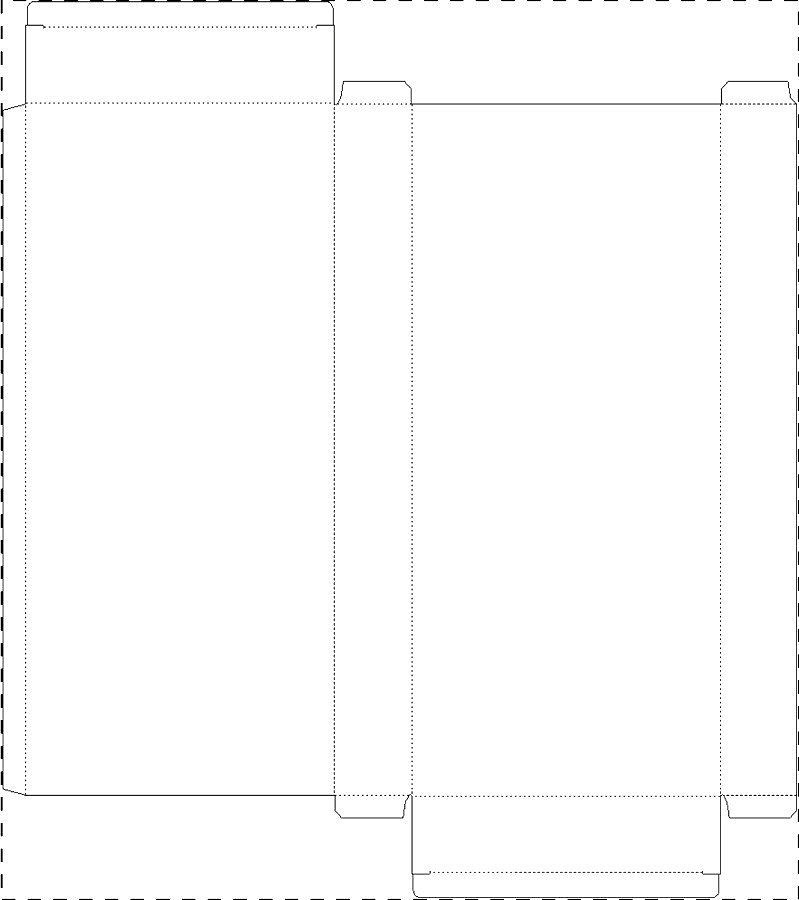 Custom paperboard box