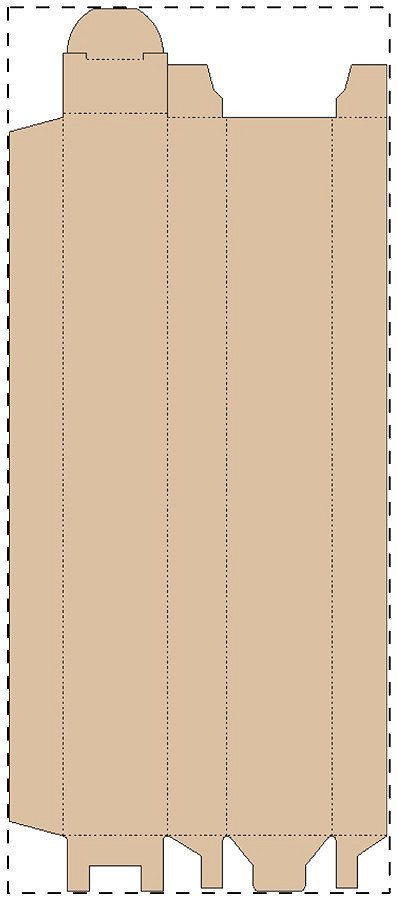 Custom kraft corrugated box