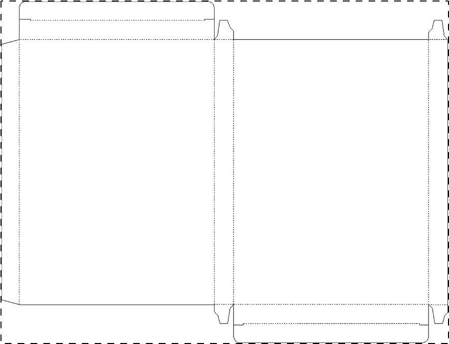 Custom paperboard box