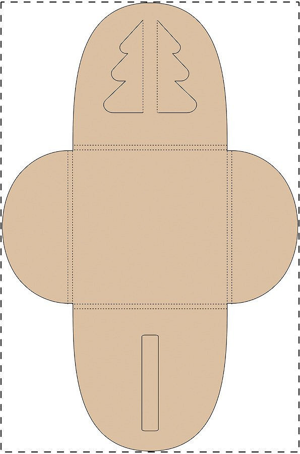 Custom kraft paperboard box