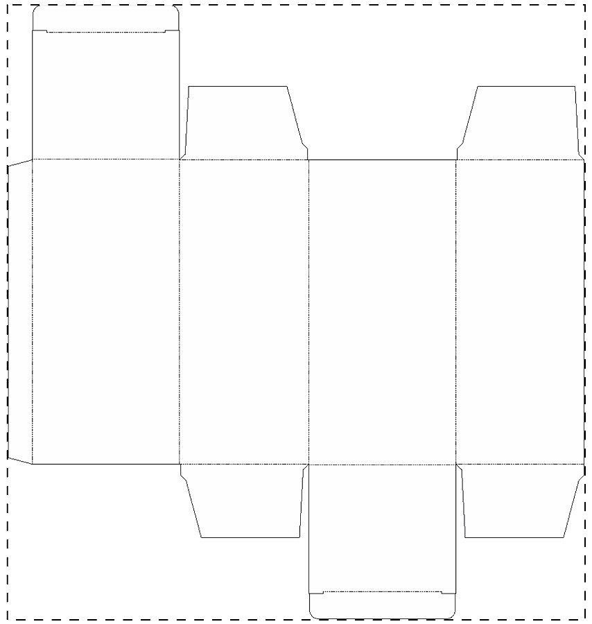 Custom paperboard box