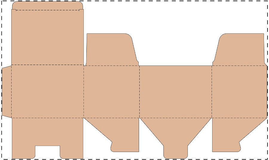 Custom kraft corrugated box