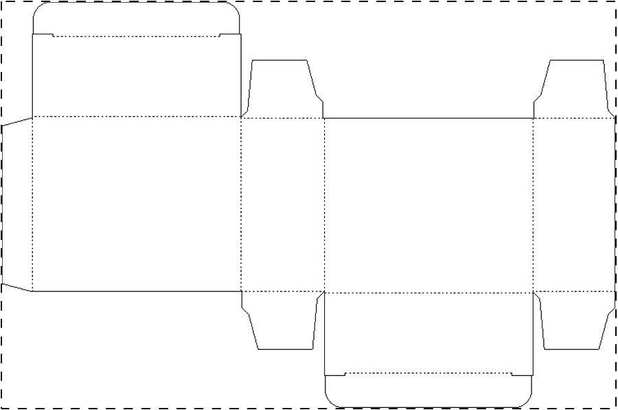 Custom paperboard box