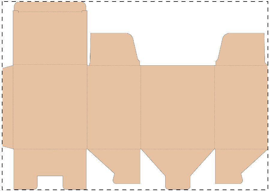 Custom kraft corrugated box