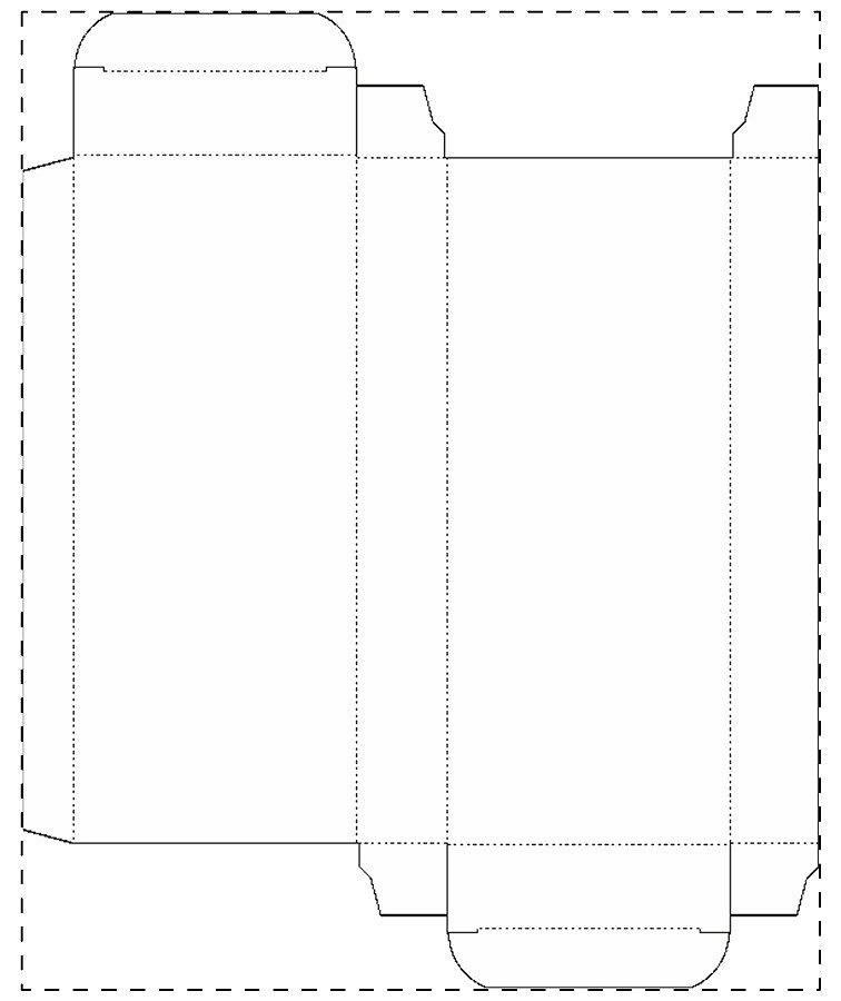 Custom paperboard box