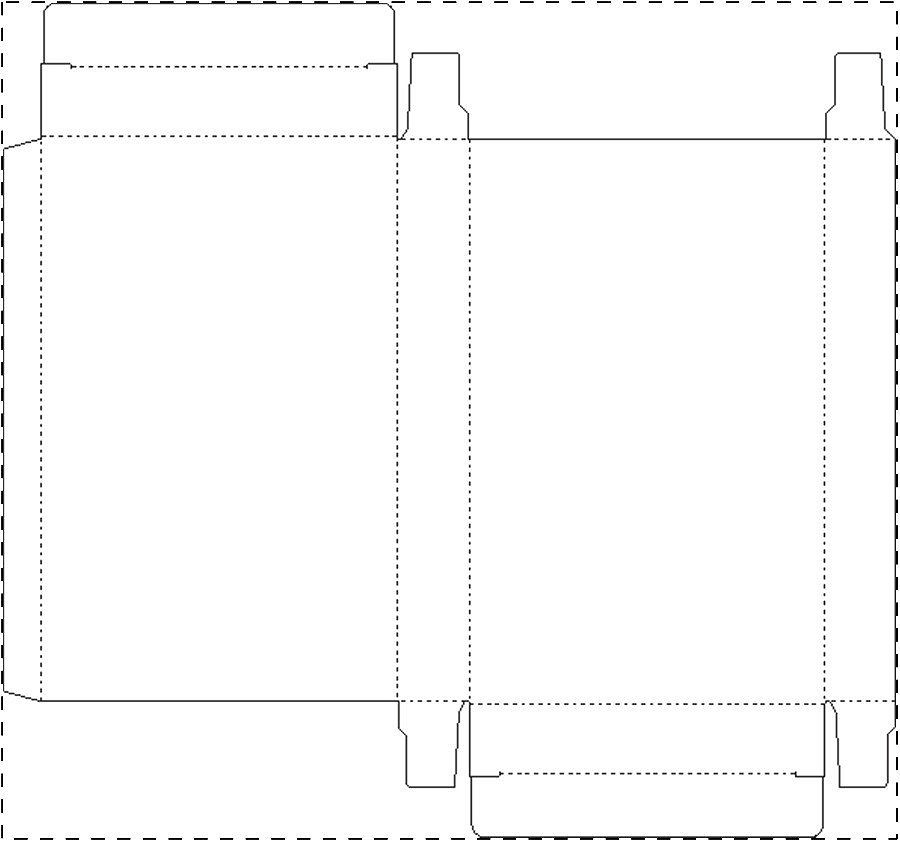 Custom paperboard box