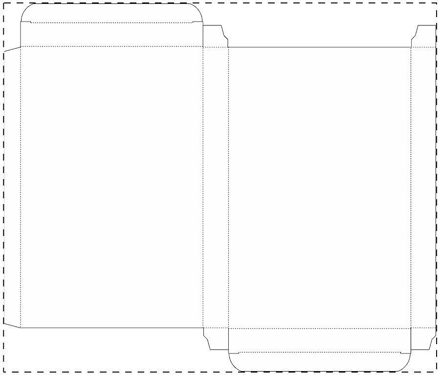 Custom paperboard box