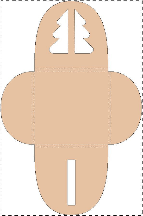 Custom kraft paperboard box