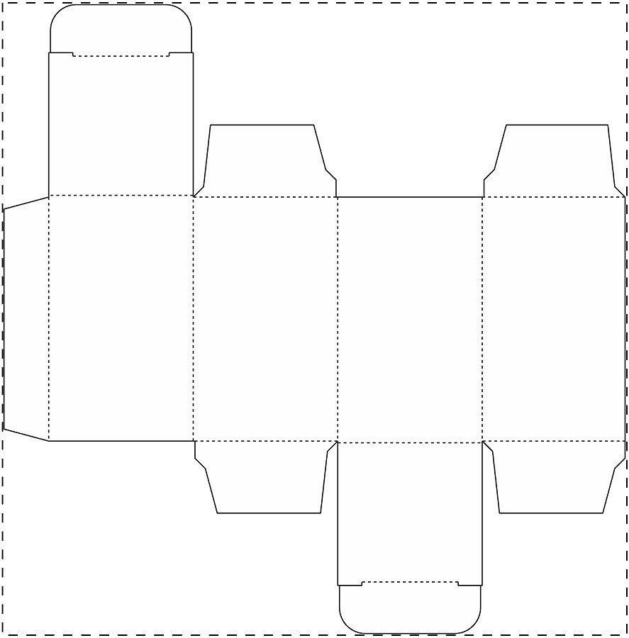 Custom paperboard box