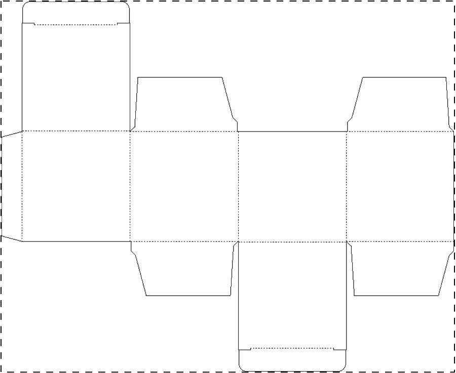 Custom paperboard box