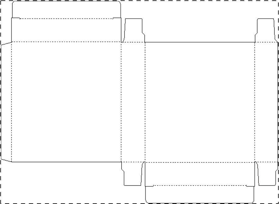 Custom paperboard box