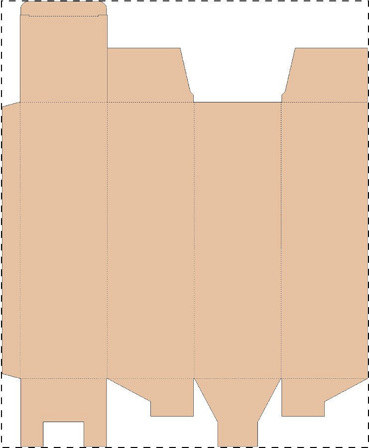 Custom kraft corrugated box