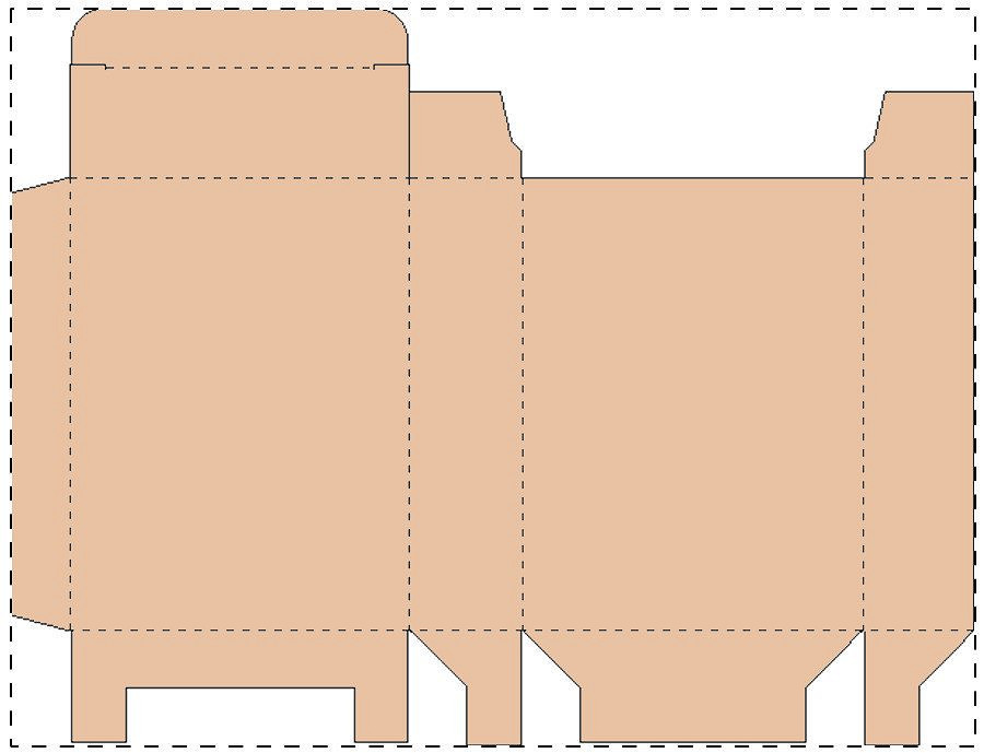 Custom kraft corrugated box