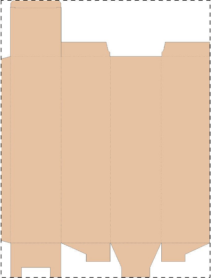 Custom kraft corrugated box