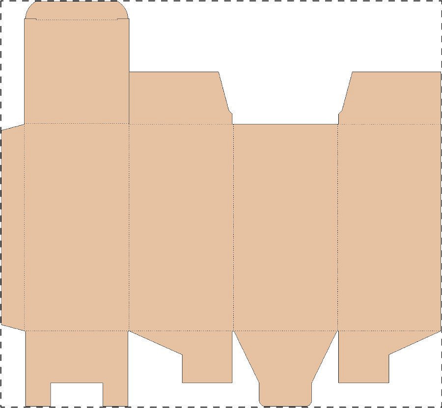 Custom kraft corrugated box