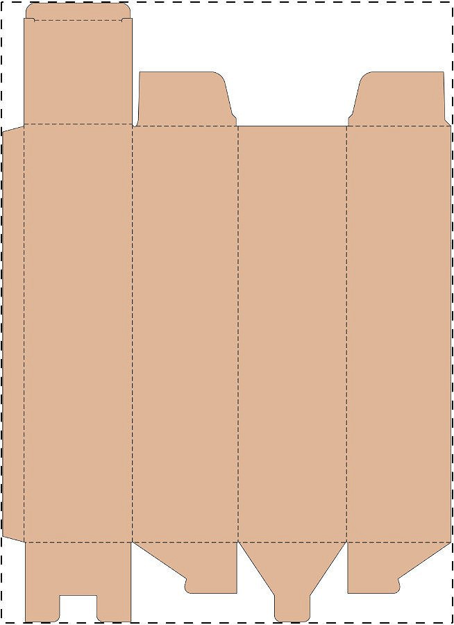 Custom kraft corrugated box